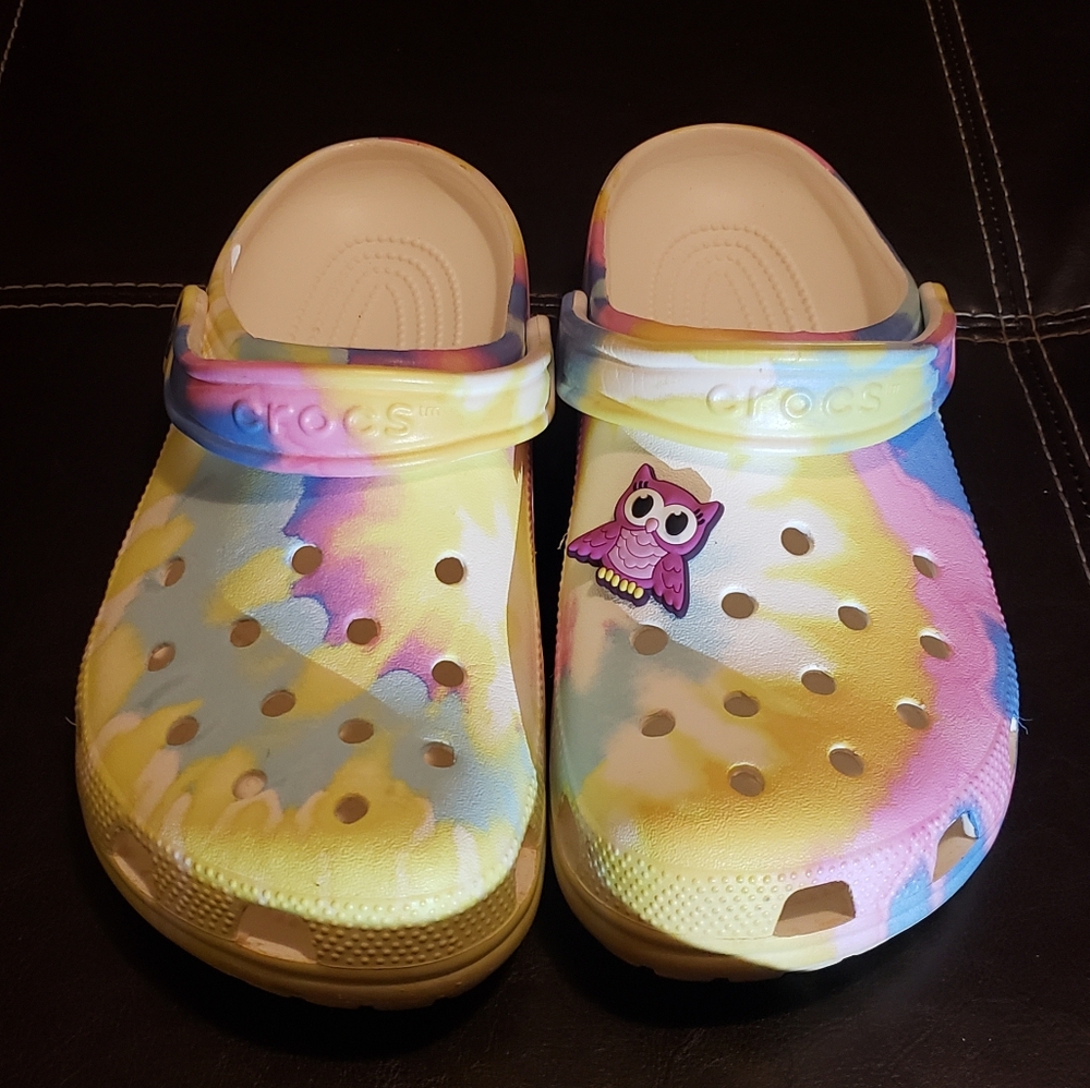 Pastel Mulit Color Crocs Charms Included